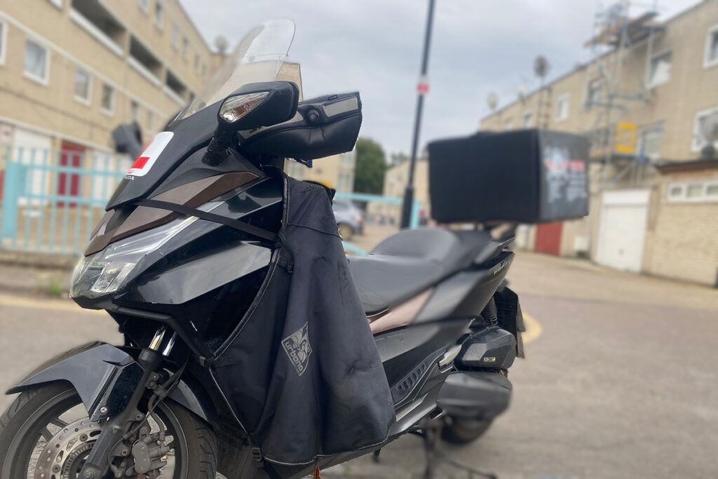 Black HONDA FORZA