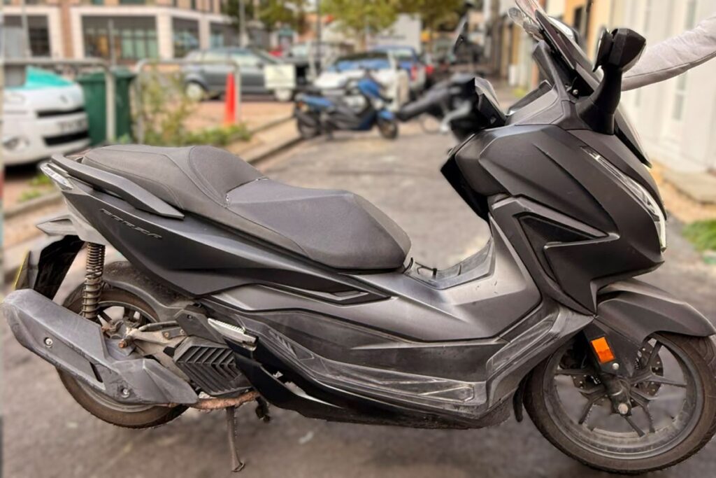 Black HONDA FORZA